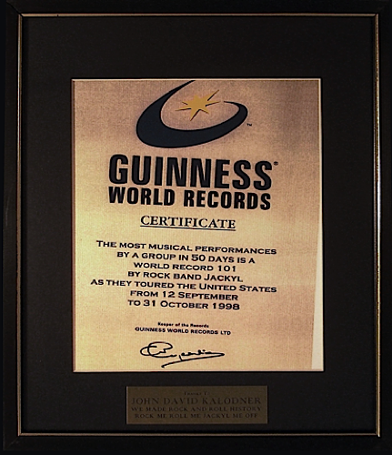 Jackyl - Guiness World Record holder